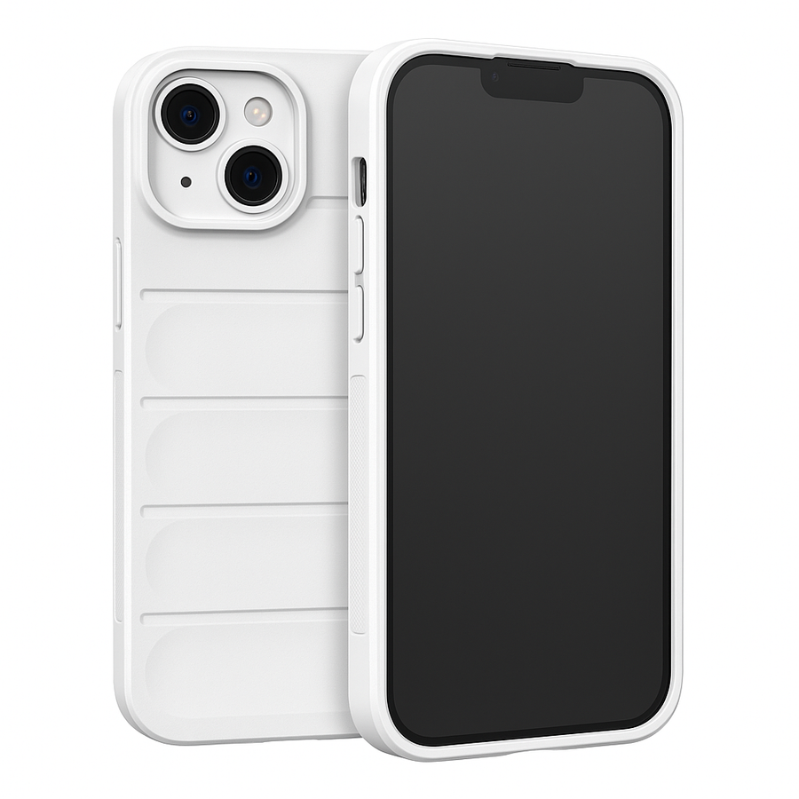 Coque Gondolé Effet Vague iPhone 17 Pro Max Blanc – Pixel Store