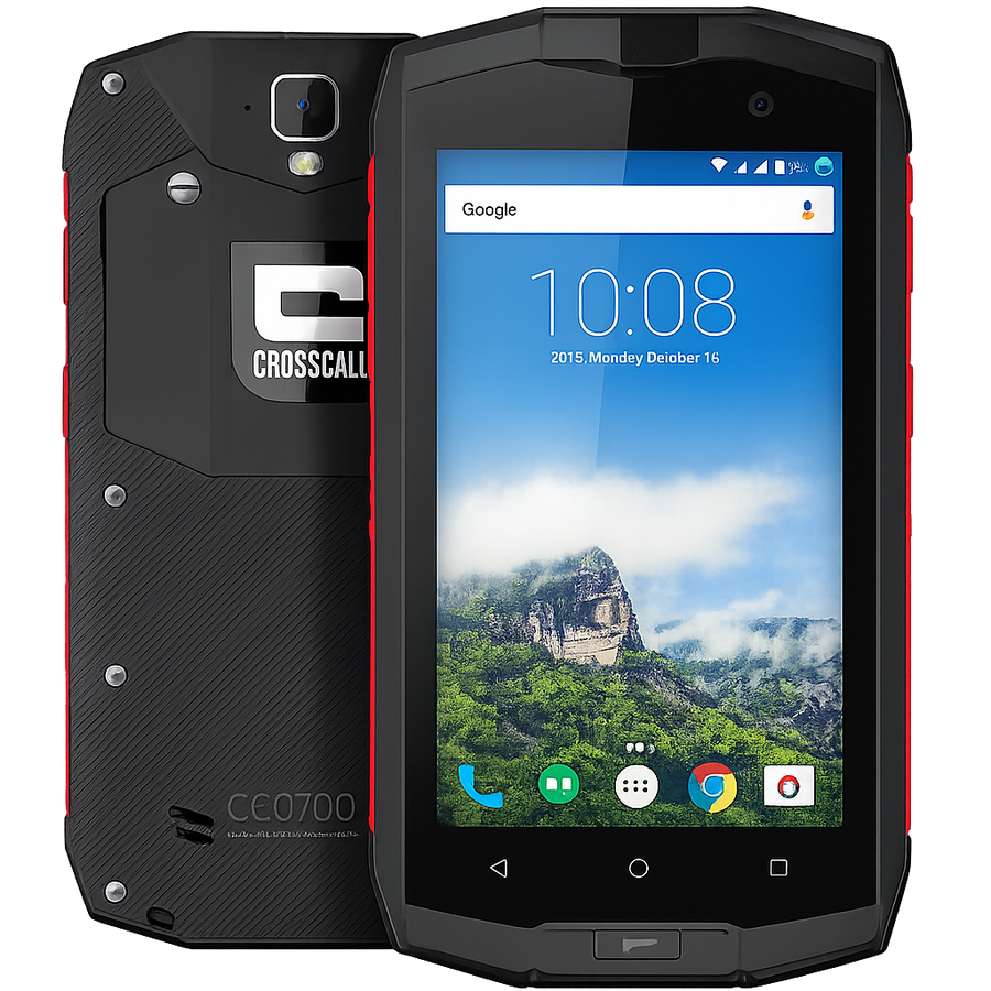 Crosscall Trekker-M1 reconditionné – face et dos