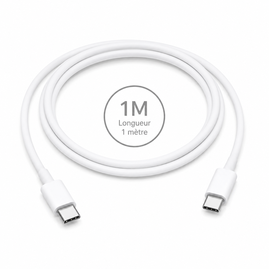 Câble USB-C vers USB-C 1 m