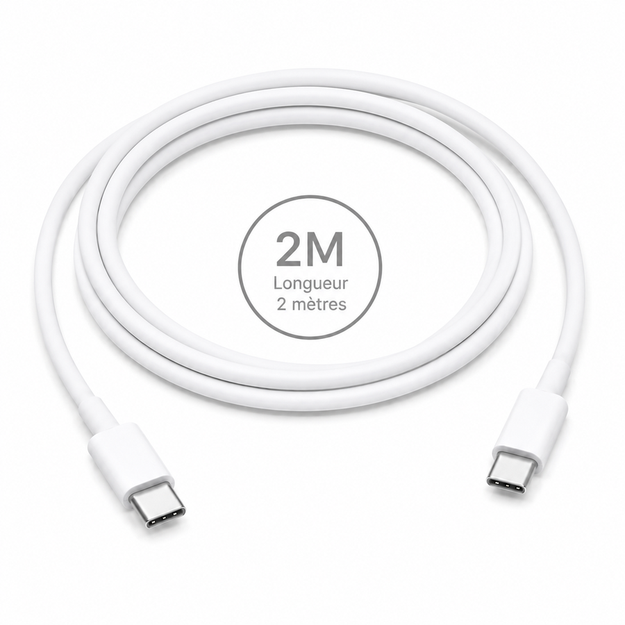 Câble USB-C vers USB-C 2 m