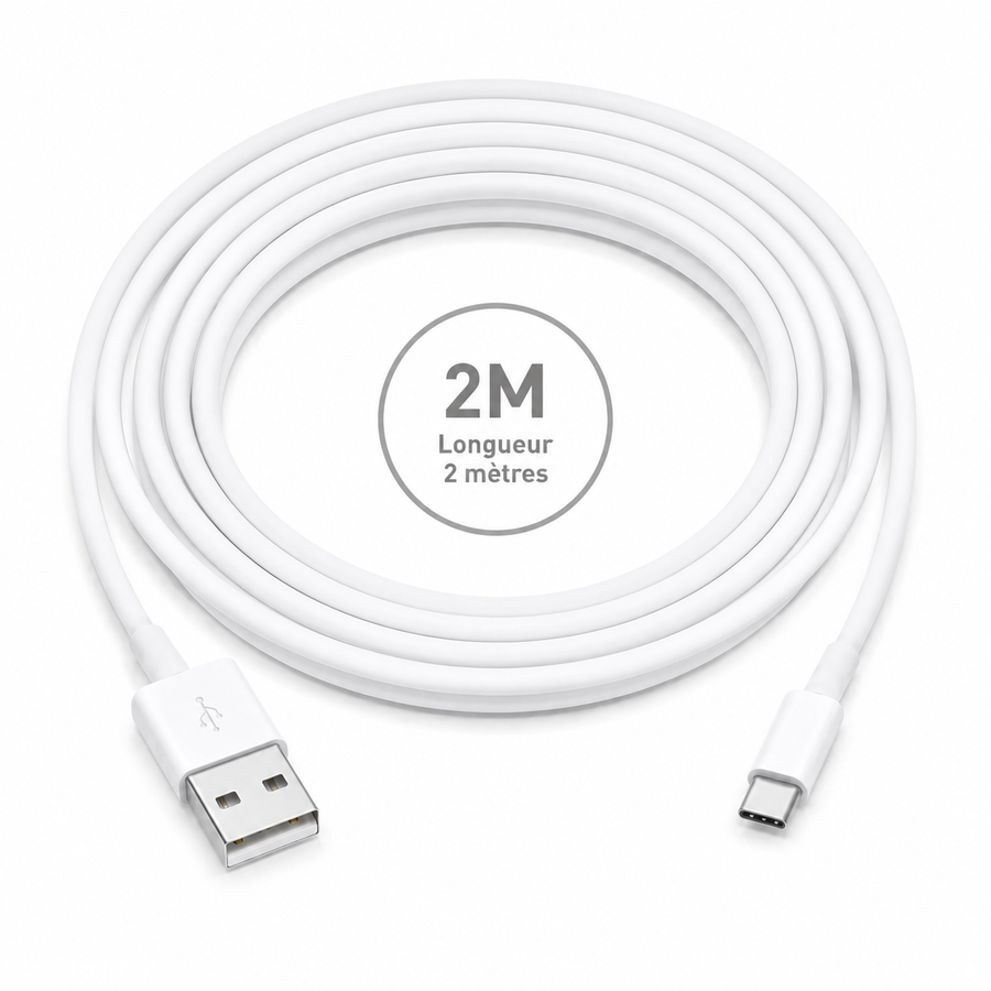 Câble USB-A vers USB-C 2 m