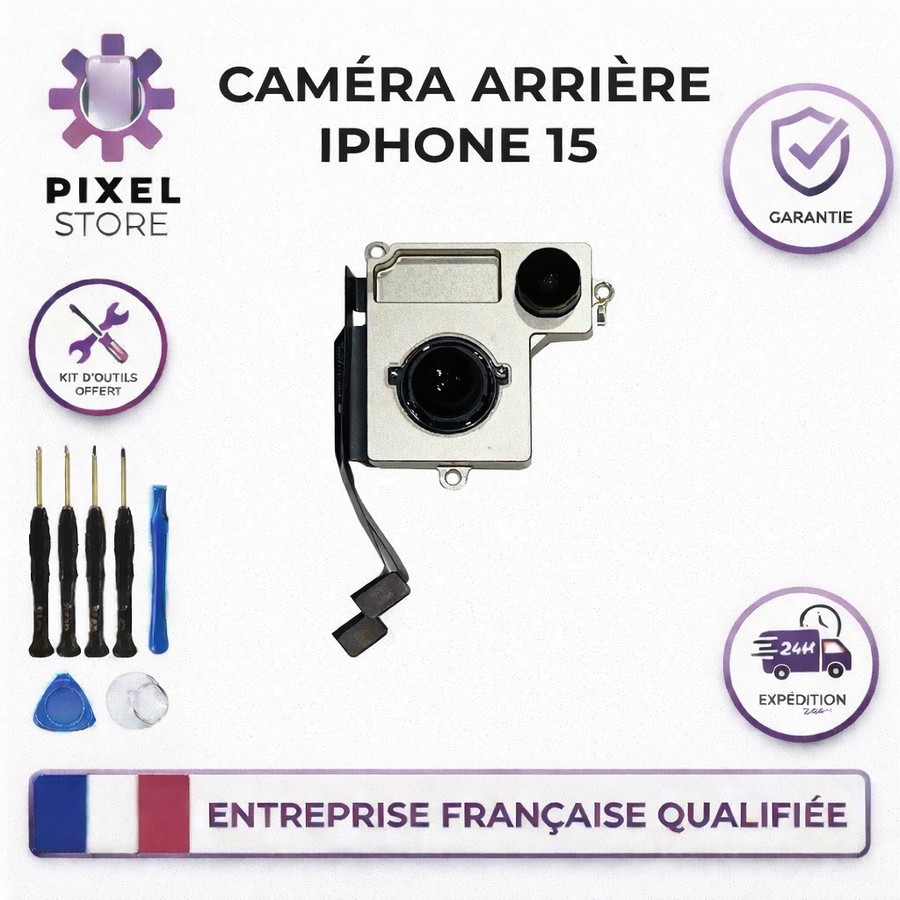 Apple iPhone 15 – Caméra arrière