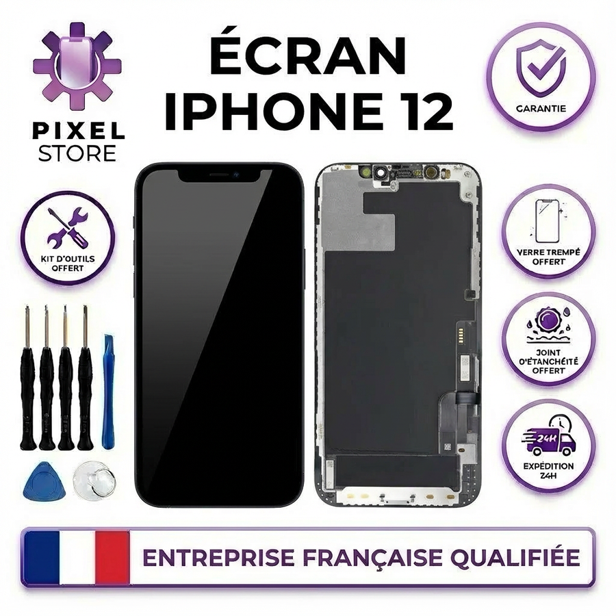 Écran iPhone 12 qualité Soft OLED - Pixel Store