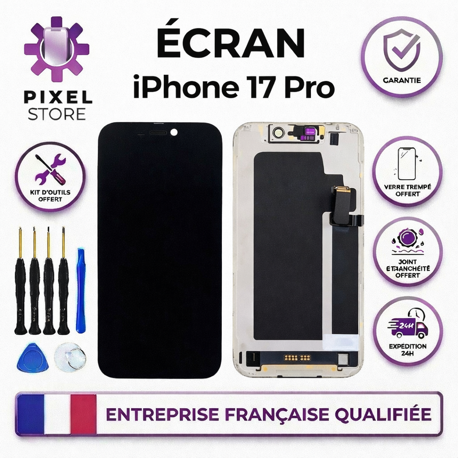 Apple iPhone 17 Pro – Écran Hard OLED