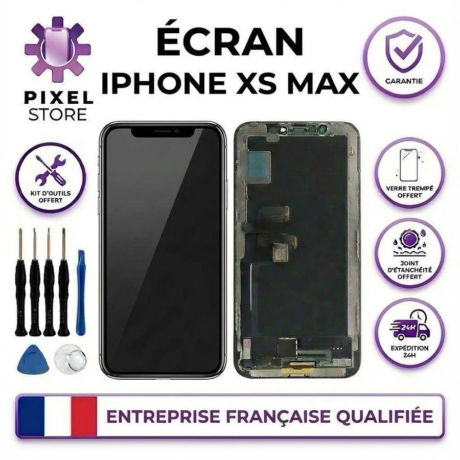 Écran iPhone XS Max qualité Soft OLED - Pixel Store