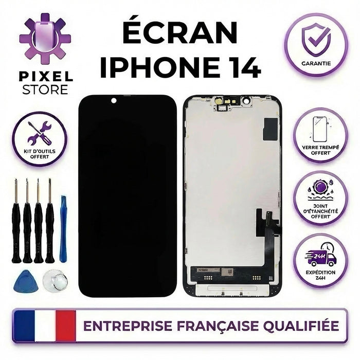 Apple iPhone 14 - Bloc Ecran Complet / Plusieurs qualités disponibles