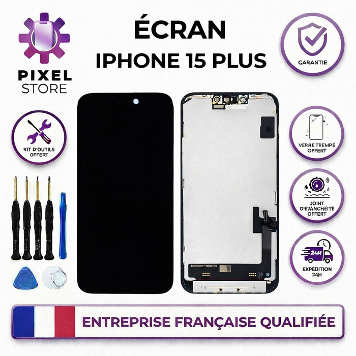 Apple iPhone 15 Plus - Bloc Ecran Complet / Plusieurs qualités disponibles