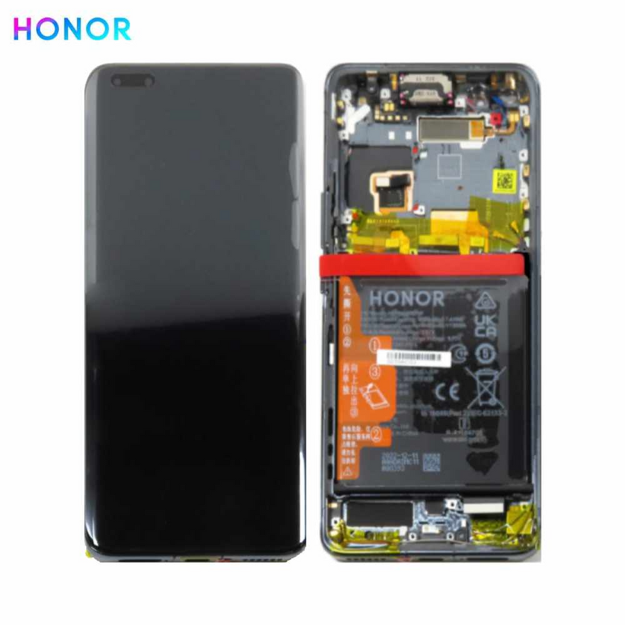 Honor Magic 4 Pro – Bloc écran AMOLED Service Pack d’origine – Gris - Pixel Store testé garantie