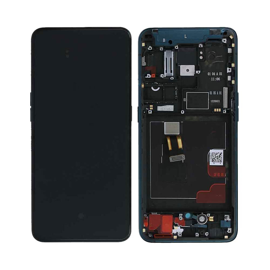 Oppo Reno2 – Bloc écran LCD Service Pack d’origine – Bleu - Pixel Store testé garantie