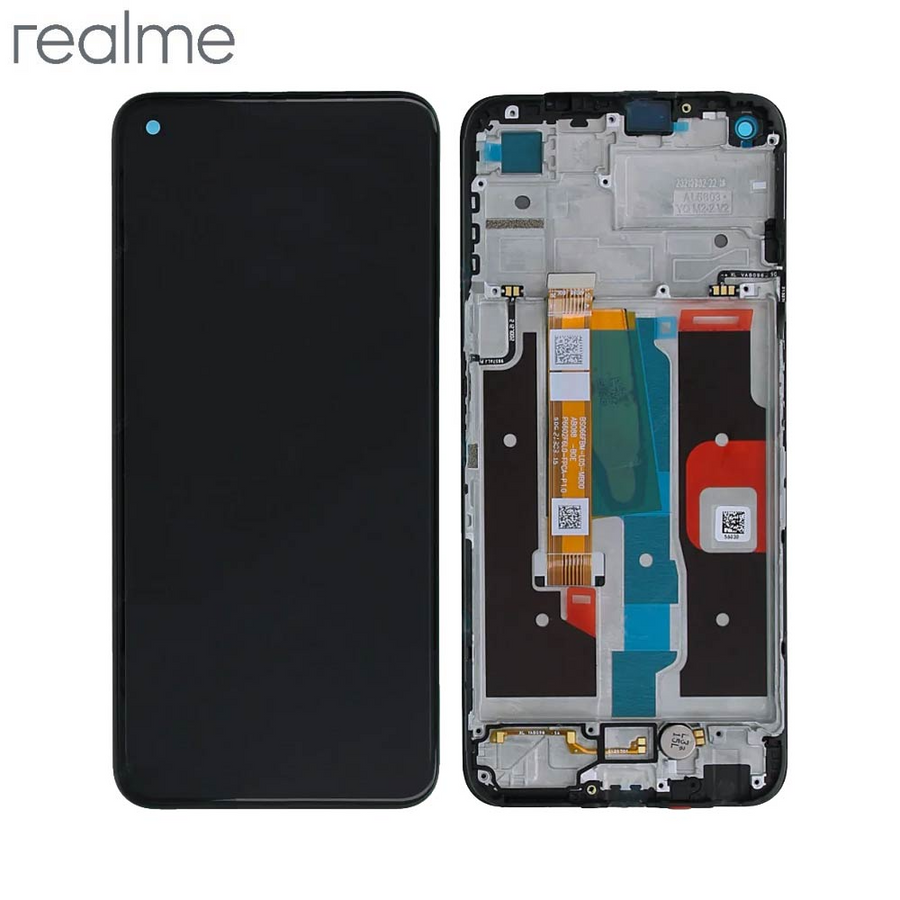 Realme 8i – Bloc écran LCD Service Pack d’origine – Bleu - Pixel Store testé garantie