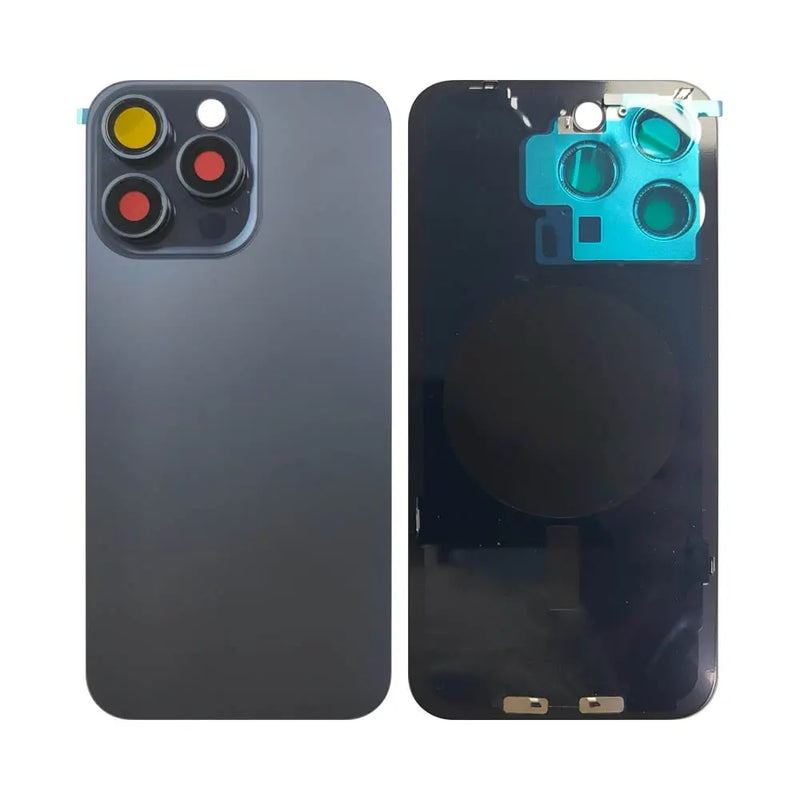 Apple iPhone 15 Pro Max – Vitre arrière – Titane bleu