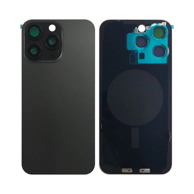 Apple iPhone 15 Pro Max – Vitre arrière – Titane noir