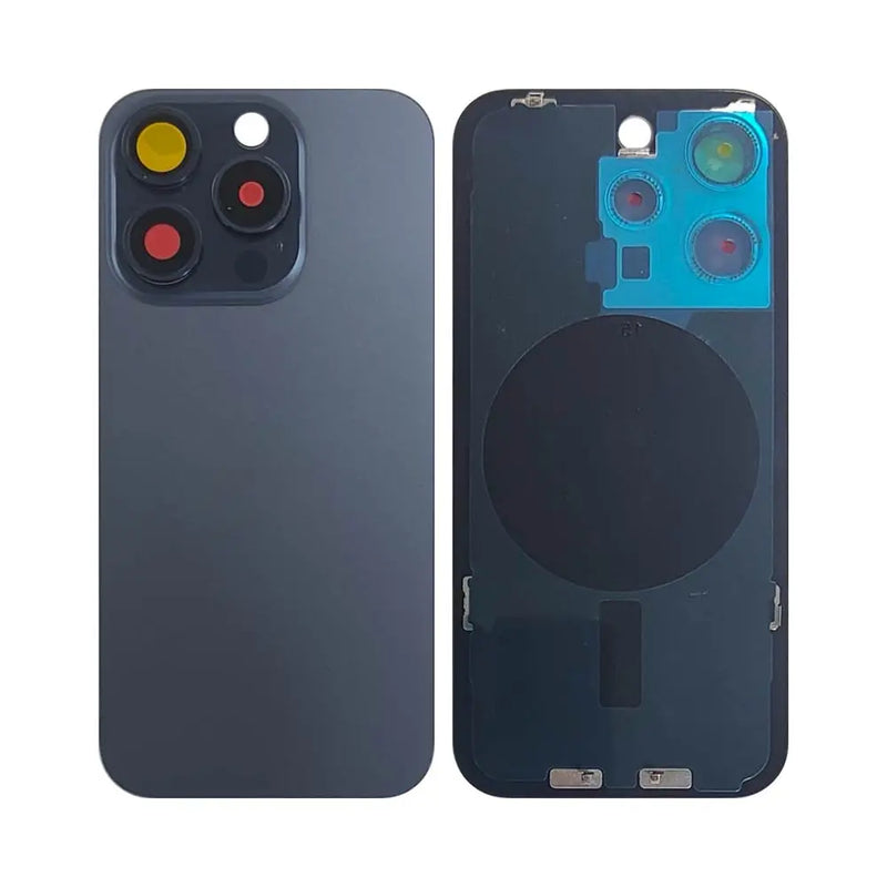Apple iPhone 15 Pro – Vitre arrière – Titane bleu