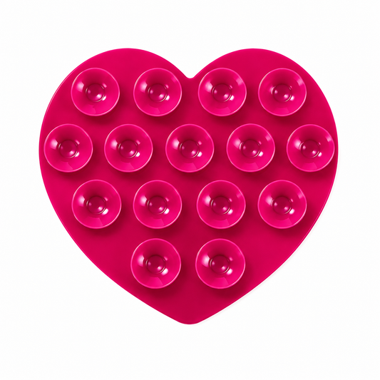 Ventouse cœur pour téléphone Rose