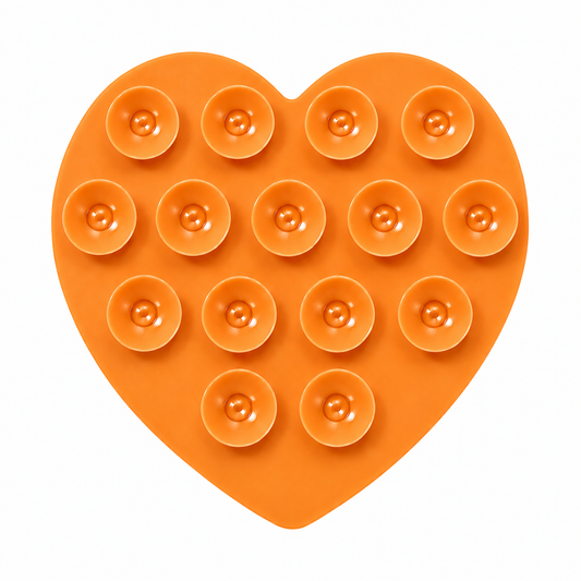 Ventouse cœur pour téléphone Orange