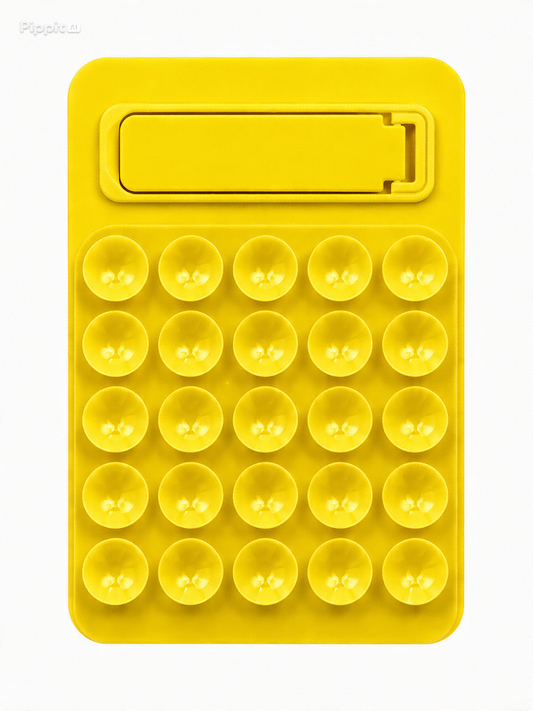 Ventouse avec support pour téléphone Jaune