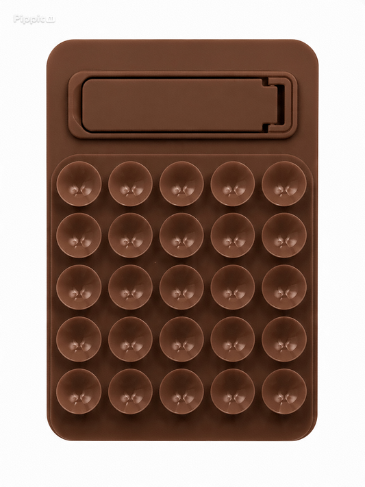 Ventouse avec support pour téléphone Marron