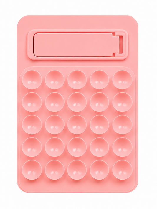 Ventouse avec support pour téléphone Rose pastel