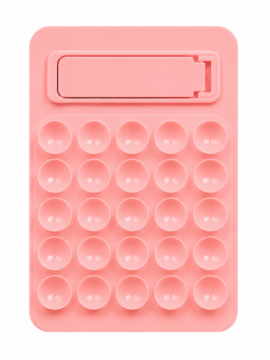 Ventouse avec support pour téléphone Rose pastel