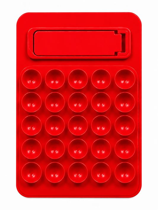 Ventouse avec support pour téléphone Rouge