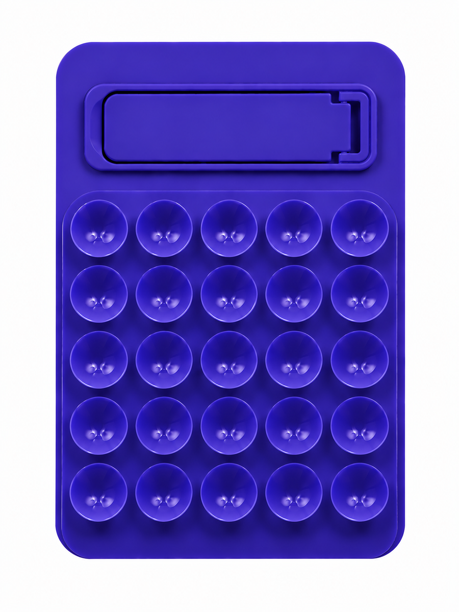 Ventouse avec support pour téléphone Bleu roi